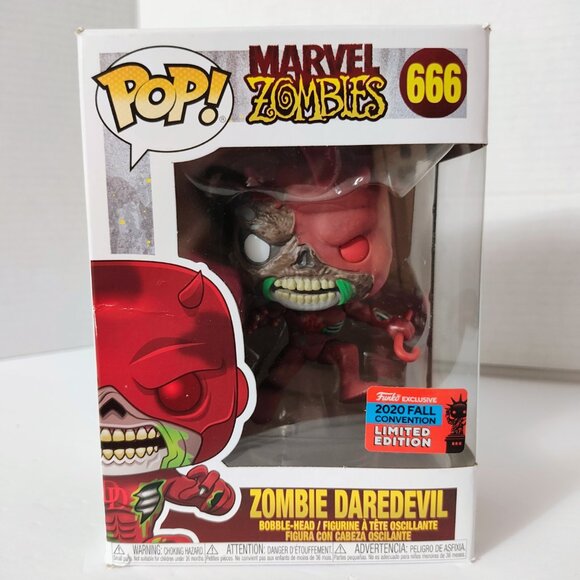 Funko Pop! Marvel Zombies - Zombie Daredevil #666 (2020 Fall Convention) - Picture 1 of 6